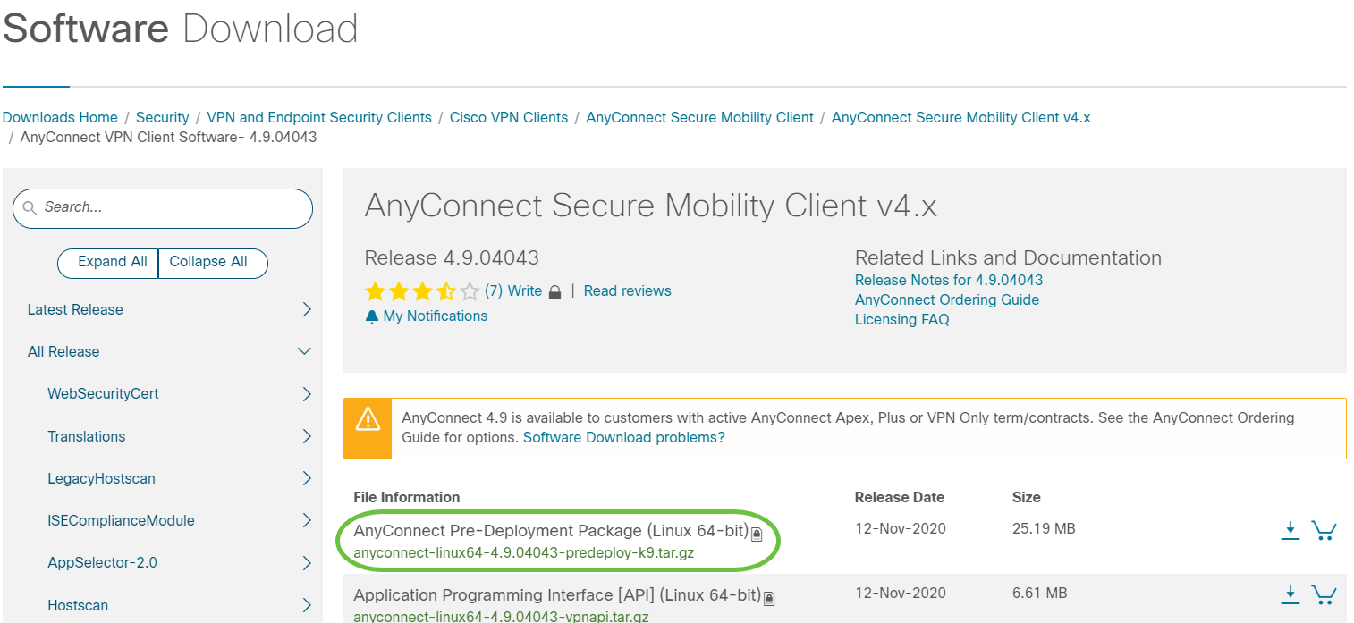 Installing And Using Anyconnect On Ubuntu Desktop Using The User Interface Cisco