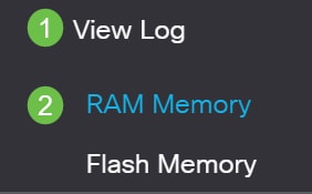 Scroll down and select Logs > RAM Memory. 