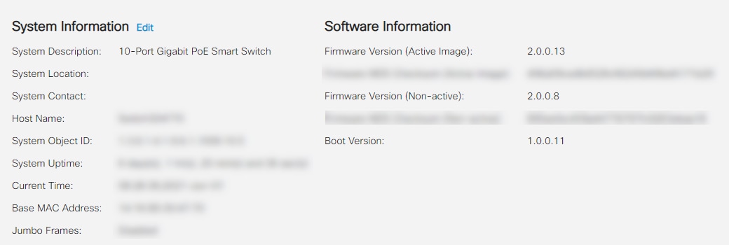 Under Software Version you will find your current firmware version.