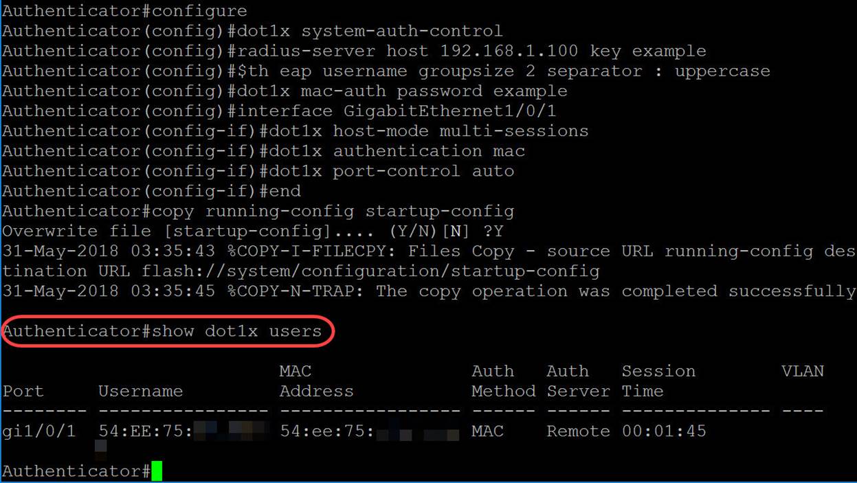 Configuring MAC-Based Authentication on a Switch through the Command Line  Interface - Cisco