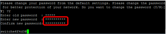 Command Line Interface Cli によるスイッチの設定パスワード設定 Cisco