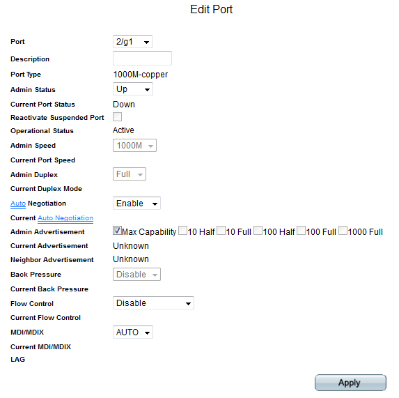 Port Settings Configuration on Layer 3 Enabled SFE/SGE Managed Switches