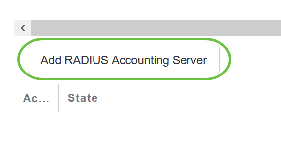 Click on Add RADIUS Accounting Server. 