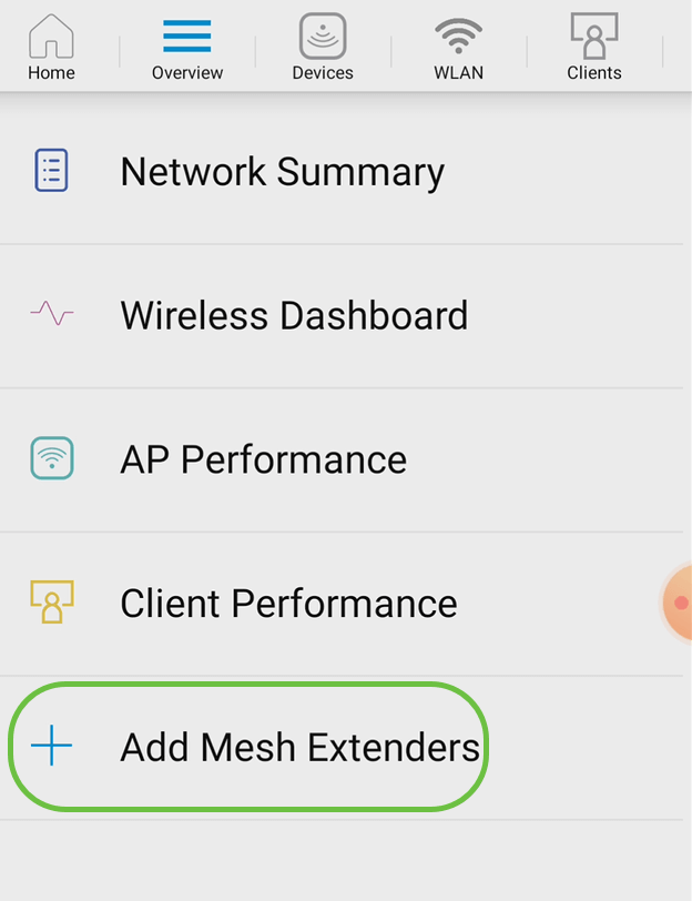 click add mesh extender from the menu
