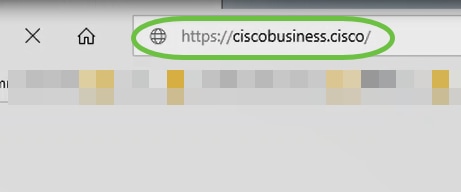 Open a web browser and type in https://[IP address of the CBW AP]. Alternatively, you can type https://ciscobusiness.cisco in the address bar and press enter.