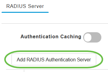 Click on Add RADIUS Authentication Server to add the RADIUS server that was configured in the previous section to provide authentication for this WLAN.