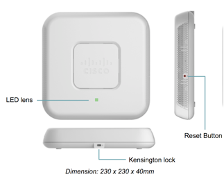 Cisco ワイヤレスNデュアル無線アクセスポイント