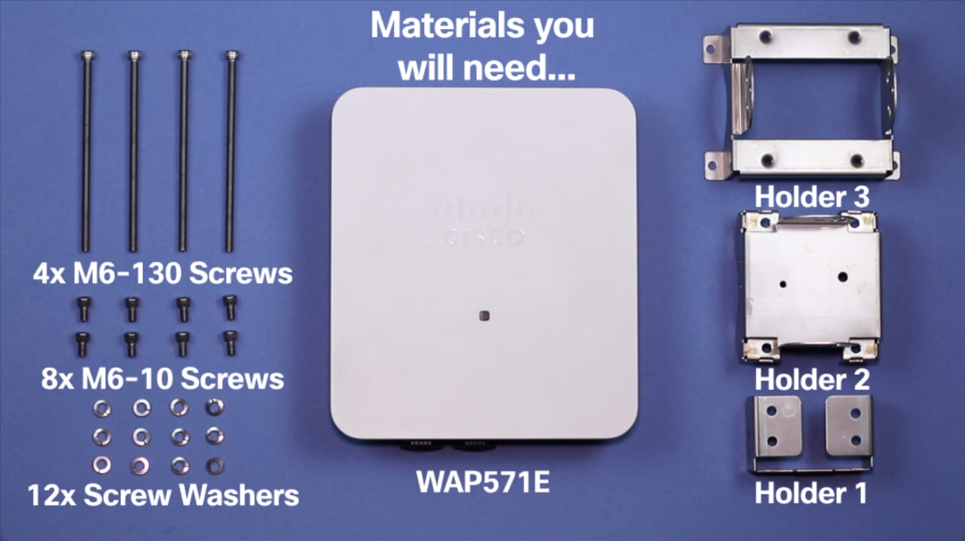 WAP571E - Optionen für die Außenmontage - Cisco