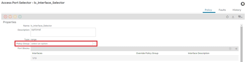 Interface Selector