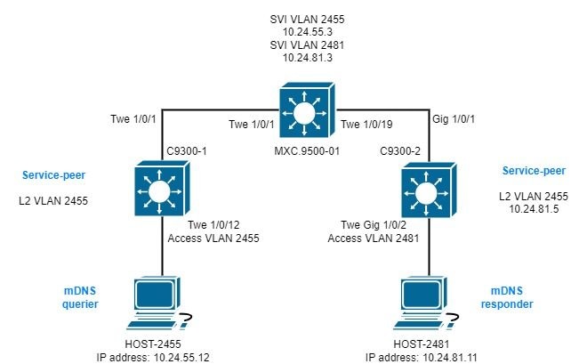 Mdns_Multi_Layer_geroutete Topologie