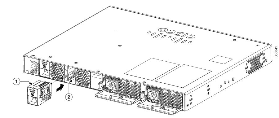 Lắp đặt adapter stack Cisco Catalyst 9200
