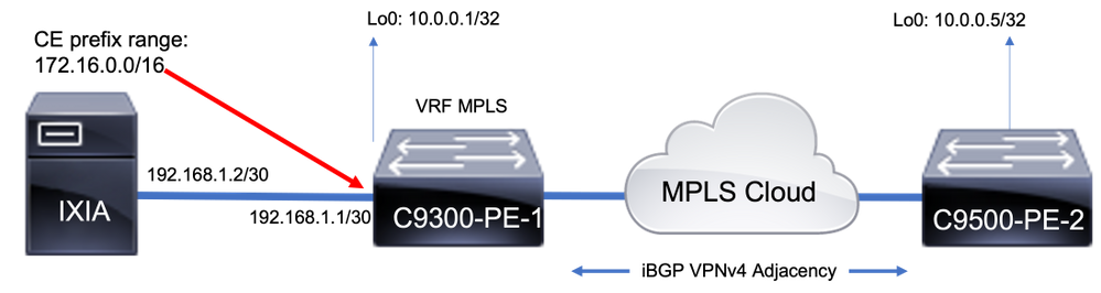 Catalyst MPLS scale diagram