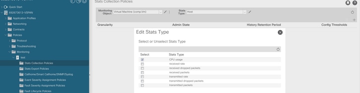 CPU Usage stats type