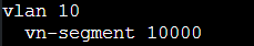 VLAN to VN Segment Mapping