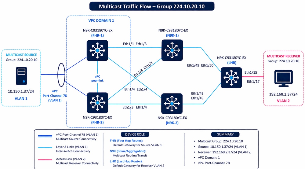 Multicast Traffic Flow