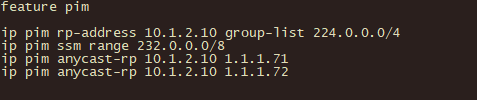 Enabling PIM on Spine Switch