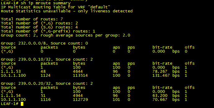 Mroute Table