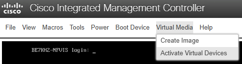 BE7H-M5-K9 Activate Virtual Devices