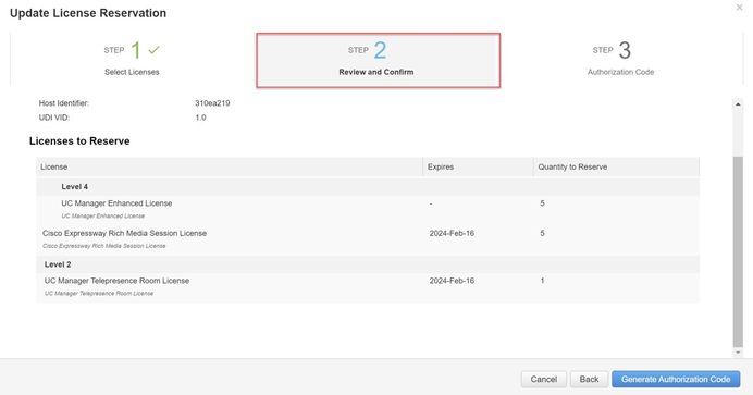 CSSM Generar código de autenticación