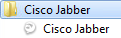 Cisco Jabber folder