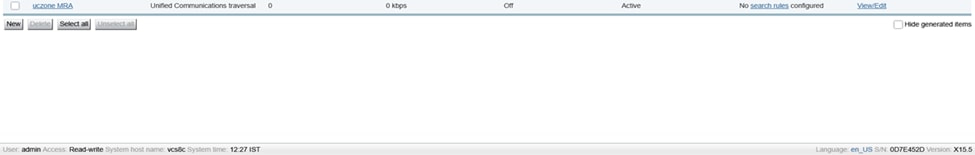 Unified Communication Zone Active