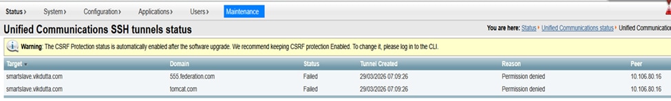 SSH Tunnel Still Failed