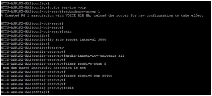 Enable CUBE Redundancy on CUBE-2.