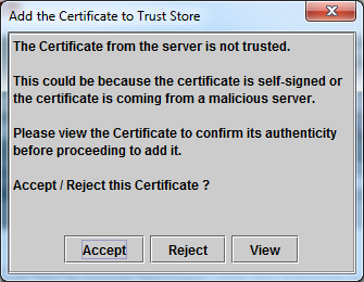 Add Certificate to Trust Store