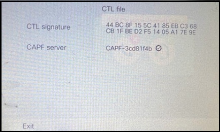 CTL File on the Phone