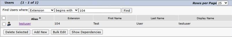 Search limit parameters