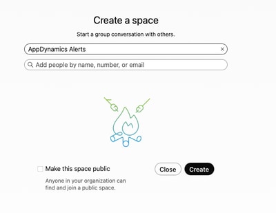 Create Webex Space