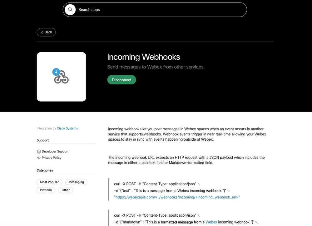 Select Webhook