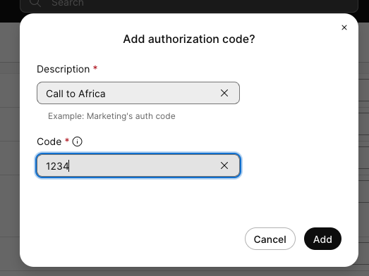 Authorization Code Example