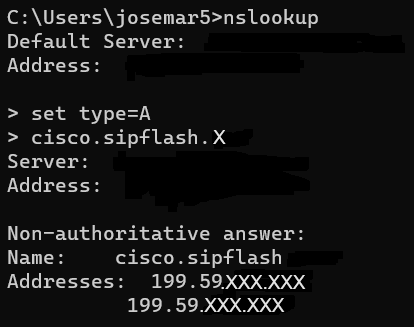 nslookup-cisco-sipflash