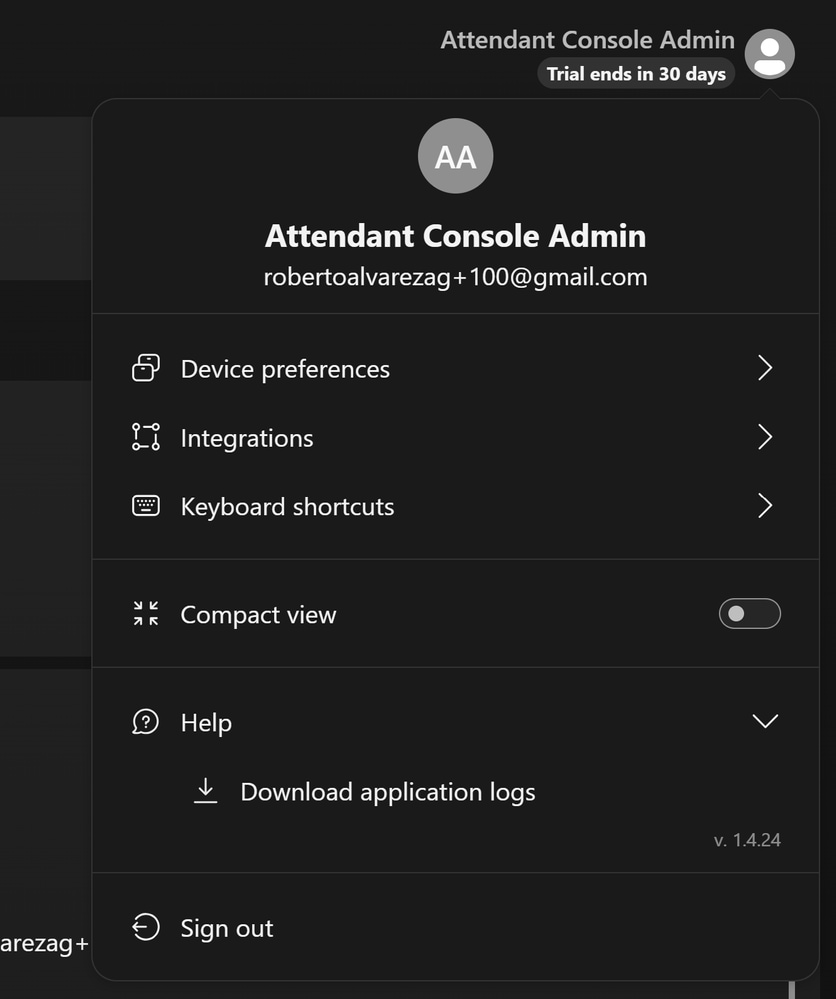 Fazer download de logs de aplicativo