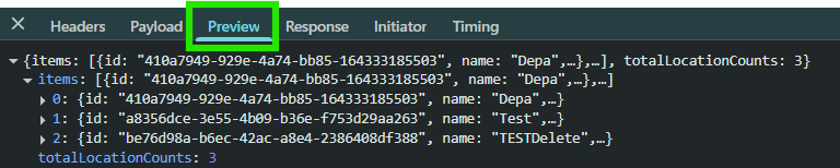 Preview Tab
