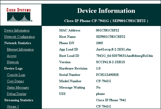 PC/タブレット PC周辺機器 How to Find the Firmware Version From a Cisco IP Phone - Cisco