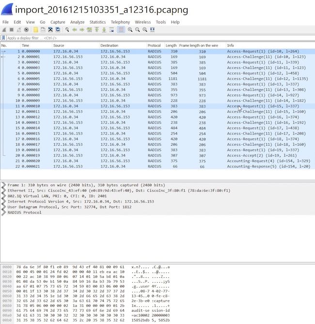 Wireshark Shows the File as .pcap