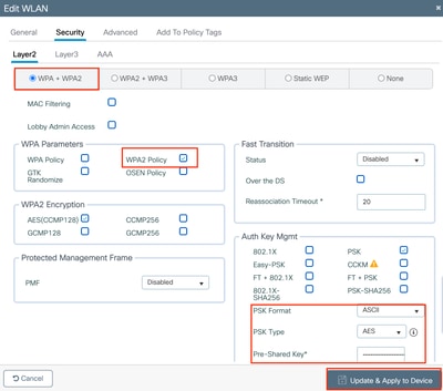 WLAN Tag Configuration