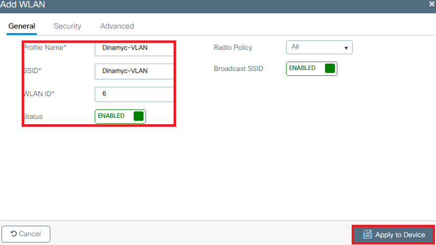 Configurare la rete in base alle esigenze