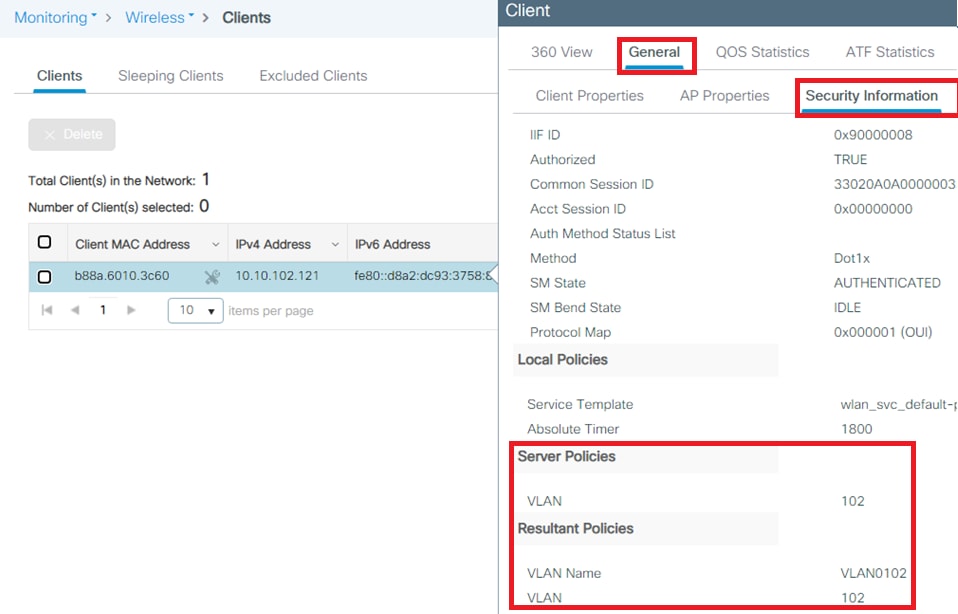 cisco ise dynamic vlan assignment wireless