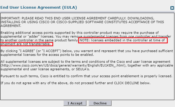 Accept the end user license agreement
