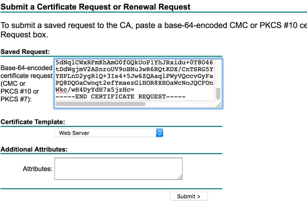 Generate certificate