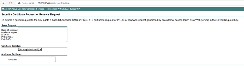 Paste the CSR