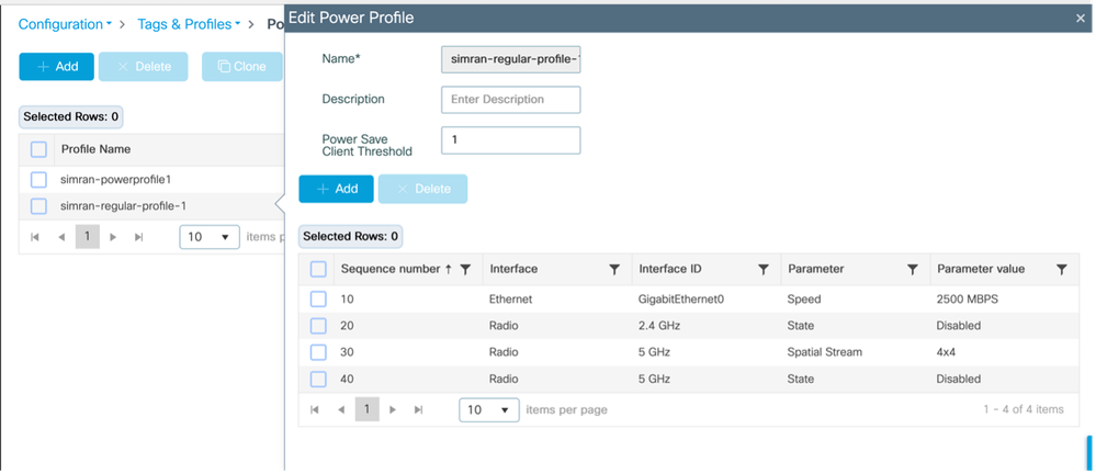 AP Power Profile