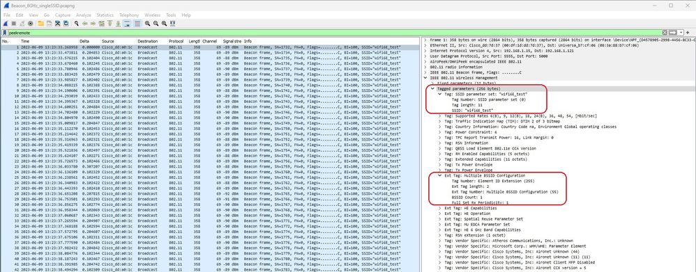 MBSSID OTA Capture Just 1