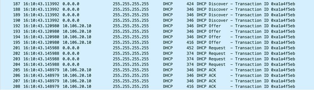 Embedded Packet Capture su WLC