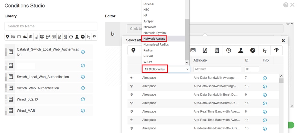 Dicionary Network Access