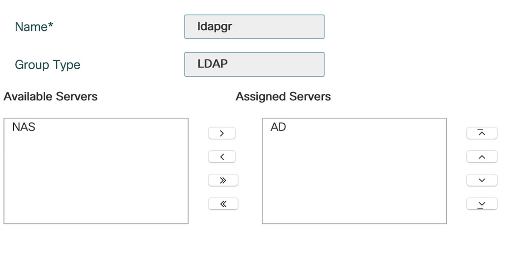 Assign LDAP servers