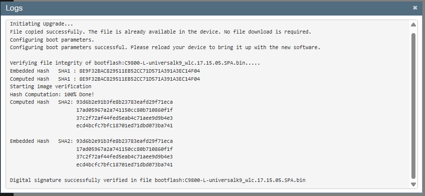 Logs - File Copied Successfully